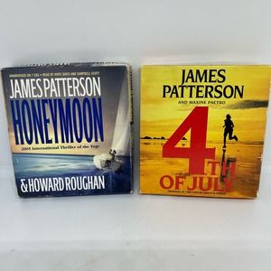 James Patterson audiobook bundle on CD Honeymoon and 4th of July